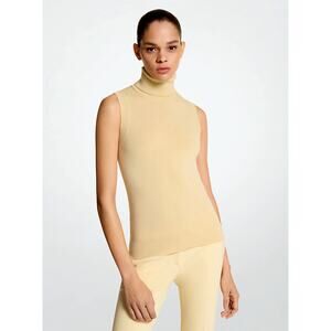 Michael Kors‎ Cashmere Women Sleeveless Turtleneck LARGE